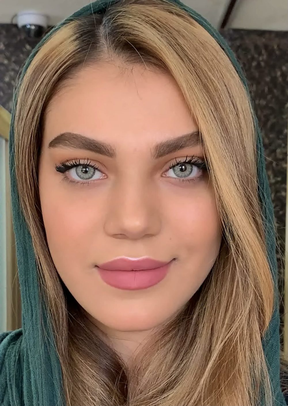 ترسا لاکچری - لنا گری - طوسی سبز دورخط دار - Image 1