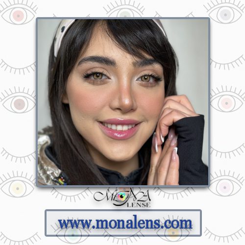 لنز چشم دخترانه